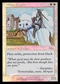 【Foil】(Promo-FNM)White Knight/白騎士【英語】