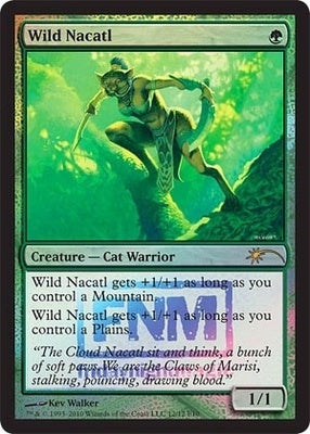 【Foil】(Promo-FNM)Wild Nacatl/野生のナカティル【英語】