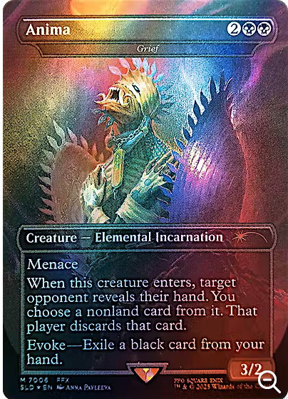 悲嘆　アニマ　mtg 買取相場】-MtG-(日)【Foil】アニマ / Anima[悲嘆 / Grief] 【SLD】 No