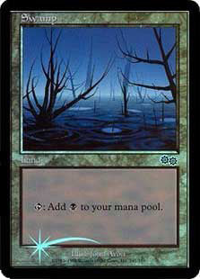 (Promo-Arena)Swamp/沼 (1999, Urza's Sagaイラスト)【英語】