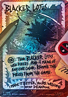 【Foil】(SLD-MA)Blacker Lotus【No.0869】【英語】