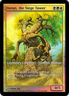 【Foil】(Promo-Champs)Doran, the Siege Tower/包囲の搭、ドラン【英語】
