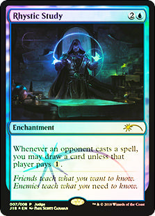 (Promo-Judge)Rhystic Study/リスティックの研究【英語】