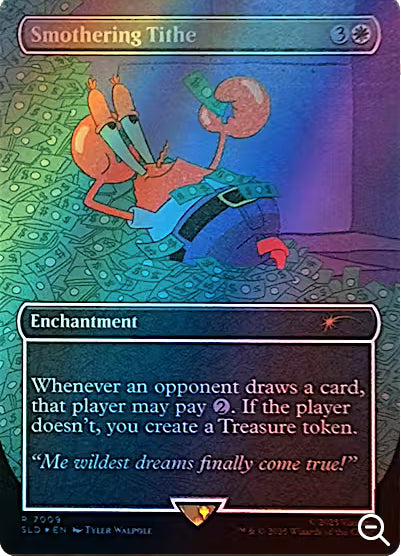 【Foil】(SLD-RW)Smothering Tithe/息詰まる徴税【No.7009】【英語】