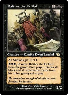 MTG 汚らわしき者バルソー foil 英語版 JUD-RB)Balthor the Defiled/汚らわしき者バルソー【英語
