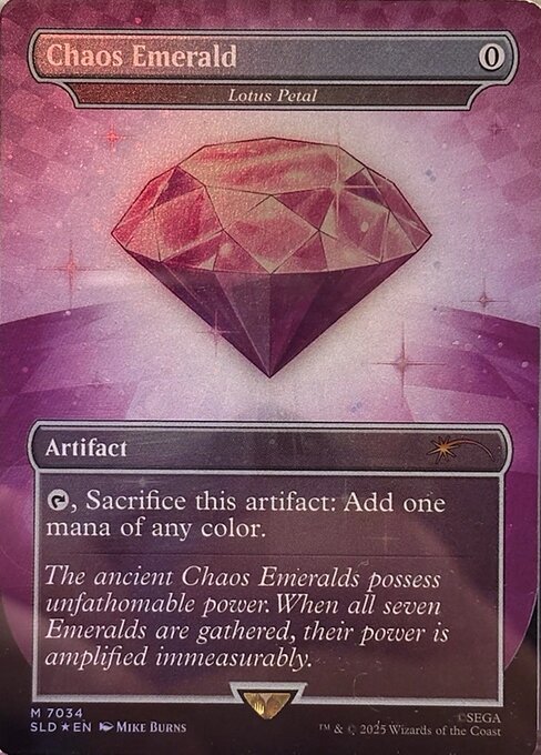 Foil】(SLD-MA)『Chaos Emerald』Lotus Petal/水蓮の花びら 【No.7034