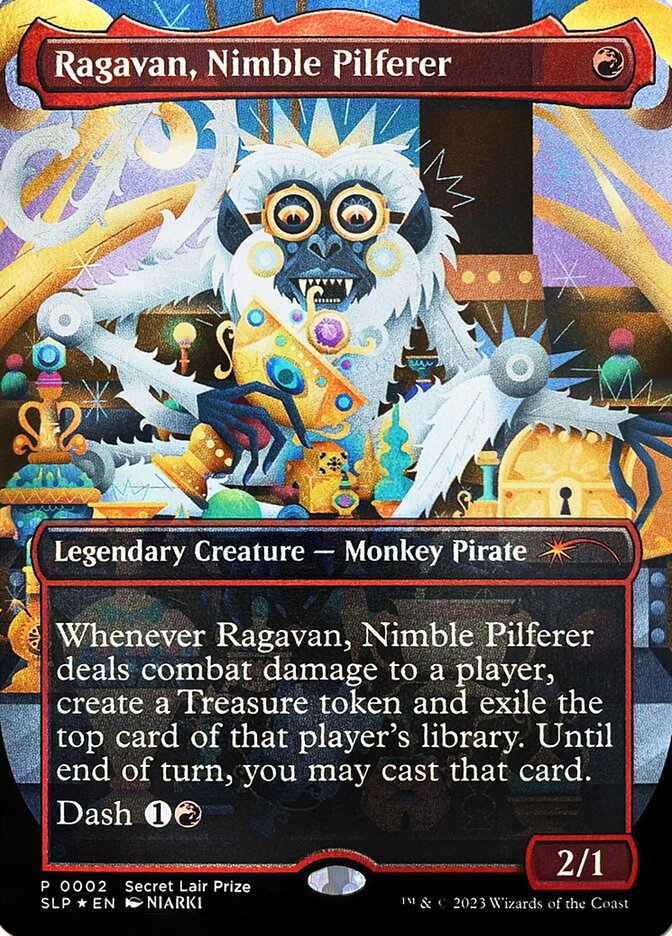 敏捷なこそ泥、ラガバン 英語 2枚セット Promo-SLP)Ragavan, Nimble Pilferer/敏捷なこそ泥、ラガバン 【No