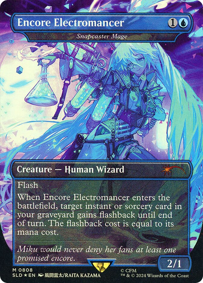 ＭＴＧ　アンコールの電術師（日本語、Foil） Foil】(SLD-MU)『Encore Electromancer/アンコールの電術師