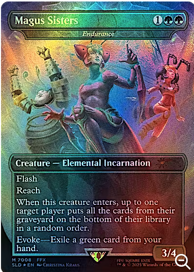 忍耐　メーガス三姉妹　英語　FOIL MTG Magus Sisters メーガス三姉妹 忍耐 英語 foil Magus