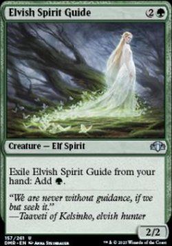 画像1:   (DMR-UG)Elvish Spirit Guide/エルフの指導霊(JP,EN)