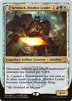 画像1: (Promo-Hascon)Grimlock, Dinobot Leader(英,EN)