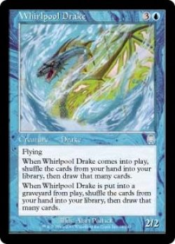 画像1: 【Foil】(APC-UU)Whirlpool Drake/渦巻きドレイク(英,EN)