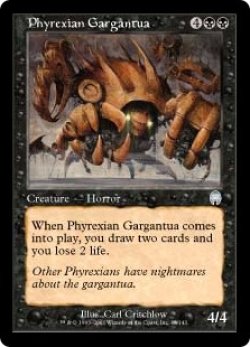 画像1: 【Foil】(APC-UB)Phyrexian Gargantua/ファイレクシアのガルガンチュア(英,EN)