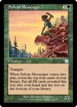 画像1: 【Foil】(APC-UG)Sylvan Messenger/森の伝書使(日,JP)