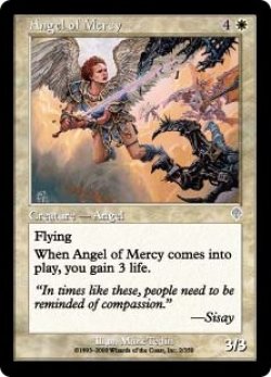 画像1: 【Foil】(INV-UW)Angel of Mercy/慈悲の天使(英,EN)