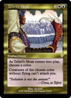 画像1: 【Foil】(INV-RM)Teferi's Moat/テフェリーの濠(日,JP)