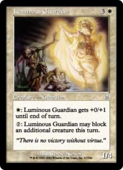 画像1: 【Foil】(ODY-UW)Luminous Guardian/光明の守護者(英,EN)