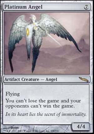 16000円口コミ商品 新品で購入して 【MTG】白金の天使/Platinum Angel