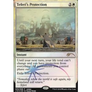 画像: (Promo-Judge)Teferi's Protection/テフェリーの防御