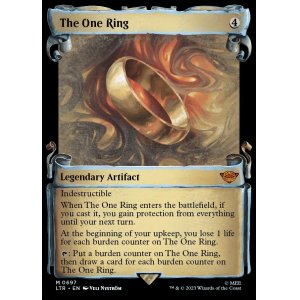 画像: 【FOIL】【Scroll Showcase】(LTR-MA)The One Ring/一つの指輪 (No.697)(英,EN)