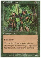 画像: $FOIL$(7ED-R)Elvish Archers/エルフの射手(日,JP)