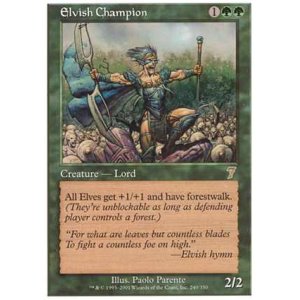 画像: (7ED-R)Elvish Champion/エルフのチャンピオン(JP)