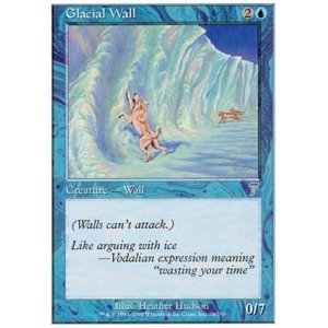 画像: $FOIL$(7ED-U)Glacial Wall/氷河の壁(日,JP)