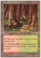 画像: $FOIL$(7ED-R)Karplusan Forest/カープルーザンの森(日,JP)