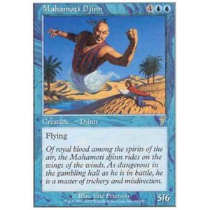 画像: $FOIL$(7ED-R)Mahamoti Djinn/マハモティ・ジン(日,JP)