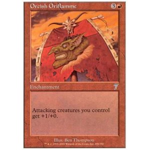 画像: $FOIL$(7ED-U)Orcish Oriflamme/オークの軍旗(日,JP)