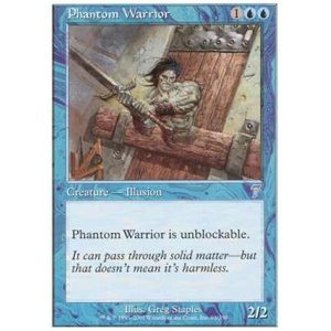 画像: $FOIL$(7ED-U)Phantom Warrior/幻影の戦士(日,JP)