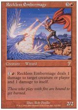 画像: $FOIL$(7ED-R)Reckless Embermage/無謀なるエンバーの魔道士(日,JP)