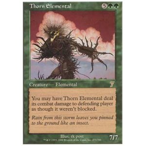 画像: $FOIL$(7ED-R)Thorn Elemental/茨の精霊(日,JP)