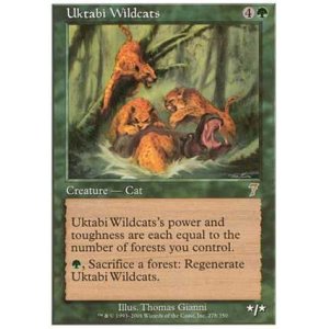 画像: $FOIL$(7ED-R)Uktabi Wildcats/ウークタビー・ワイルドキャット(英,EN)