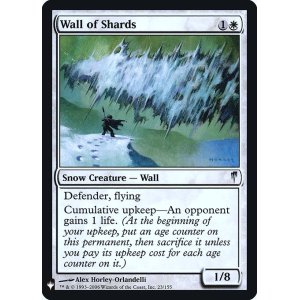 画像: 【Foil】(MB1-UW)Wall of Shards/欠片の壁(英,EN)