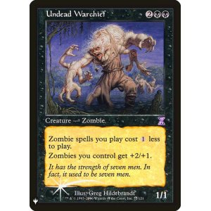 画像: 【Foil】(MB1-TB)Undead Warchief/アンデッドの戦長(英,EN)