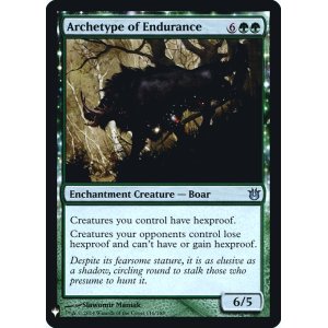 画像: 【Foil】(MB1-UG)Archetype of Endurance/忍耐の元型(英,EN)