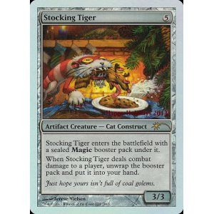 画像: 【Foil】(Promo-HHO)Stocking Tiger (2013年Holiday Promo)