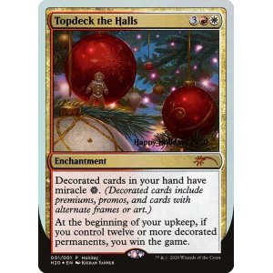 画像: 【Foil】(Promo-HHO)Topdeck the Halls (2020年Holiday Promo)