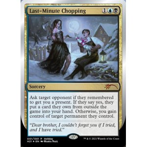 画像: 【Foil】(Promo-HHO)Last-Minute Chopping (2021年Holiday Promo)