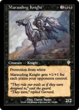 画像: 【Foil】(INV-RB)Marauding Knight/無法の騎士(日,JP)