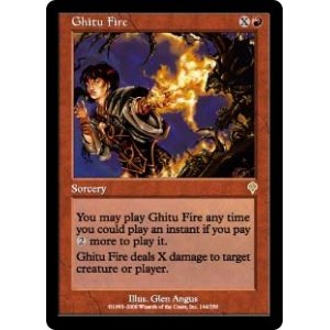 画像: 【Foil】(INV-RR)Ghitu Fire/ギトゥの火(日,JP)