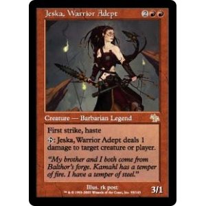 画像: 【Foil】(JUD-RR)Jeska, Warrior Adept/熟達の戦士ジェスカ(日,JP)