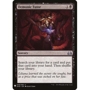 画像: (MB1-UB)Demonic Tutor/悪魔の教示者(英,EN)