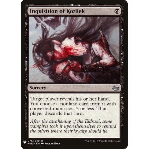 画像: (MB1-UB)Inquisition of Kozilek/コジレックの審問(英,EN)