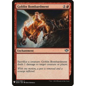 画像: (MB1-UR)Goblin Bombardment/ゴブリンの砲撃(英,EN)