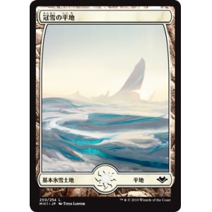 画像: 【Foil】(MH1-CL)Snow-Covered Plains/冠雪の平地(JP)