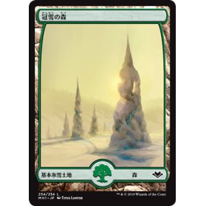 画像: 【Foil】(MH1-CL)Snow-Covered Forest/冠雪の森(JP)