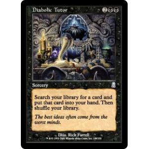 画像: 【Foil】(ODY-UB)Diabolic Tutor/魔性の教示者(日,JP)