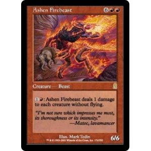 画像: 【Foil】(ODY-RR)Ashen Firebeast/灰燼の火獣(日,JP)